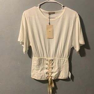 Off white Zara top
